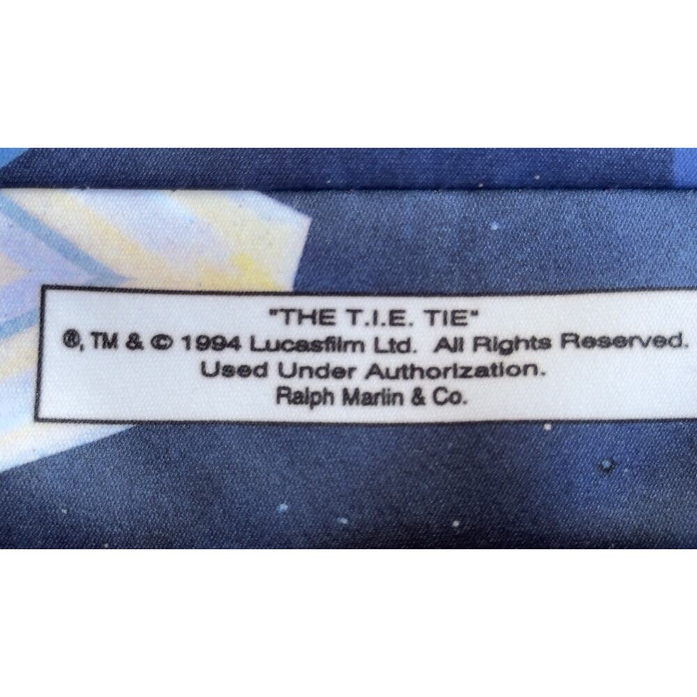 Star Wars Poster Men’s Necktie by Ralph Marlin TIE Fighter This Is The RARE ONE! - Picture 4 of 8